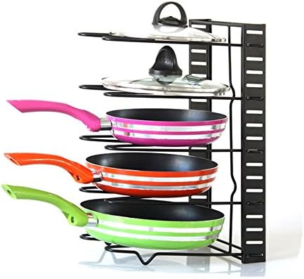 Kitchen cabinets kitchen pot, pan and pot without installation pedestal organizer