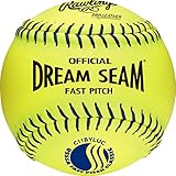 Rawlings Official USSSA Fastpitch Softballs, C11BYLUC, Single Ball