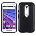 Moto G (3rd Gen) Case, LK [Shock Absorption] Hybrid Dual Layer Armor Defender Protective Case Cover for Motorola Moto G 3rd Generation 2015 (Black)