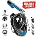 DOUPRO HENGBIRD Snorkel Mask Universal Size Easybreath Snorkeling Mask 180° Panoramic View Ear Pressure Balance Anti-Fog Anti-Leak Fit Perfectly and Comfortably for All - 2018 Latest Upgrade