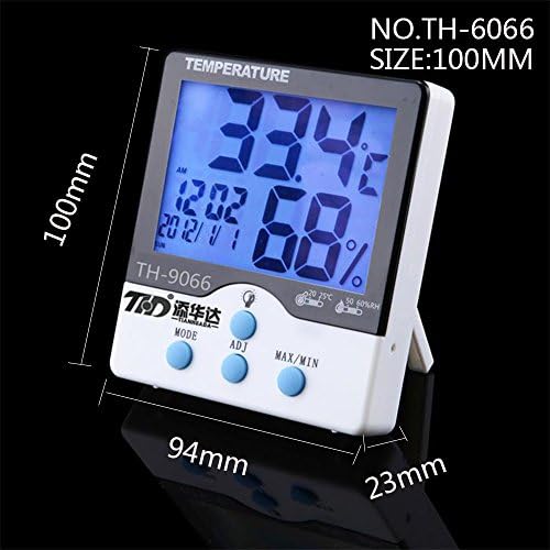 Multi-Function Digital LCD Temperature &amp; Humidity Meter. TH-9066