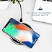 Seneo Wireless Charger, Qi Wireless Charging Pad Stand for iPhone X/8/8 Plus, Galaxy S9/S9+/Note 8/S8/S8+/S7/S7 Edge/Note 5/S6 Edge Plus and All Qi-Enabled Device (AC Adapter Not Included)