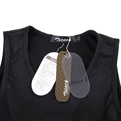 image for Zicac Men's Sports Shock Rash Guard Compression Padded Protective Shir