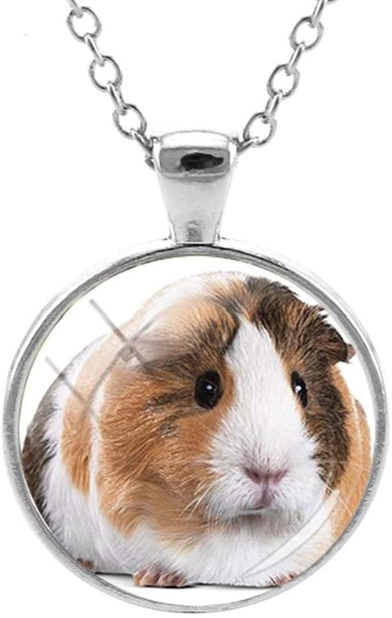 Guinea Pig Pendants Necklaces Lovely Elegant Animal Statement Necklace