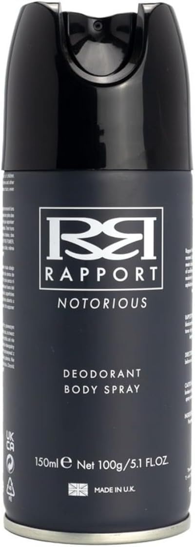 Rapport Notorious Deodorant Body Spray 150ml Him Citrus Pepper Everyday