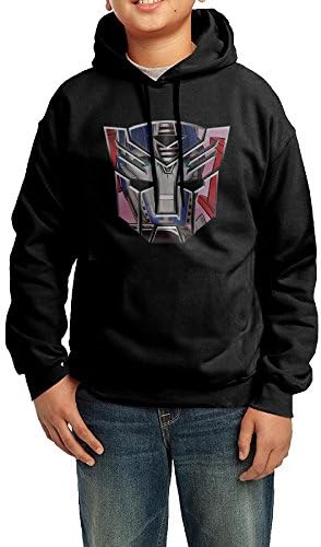 Youth's Transformers Prime G1 Optimus Prime Autobot Hoodies XL Black