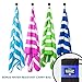 NewLyfe Microfiber Beach Towel for Travel - Quick Dry for Camping, Gym, Pool, Swimmers - Compact, Lightweight and Sand-Free with Easy Pack Carry Bag XL Blue