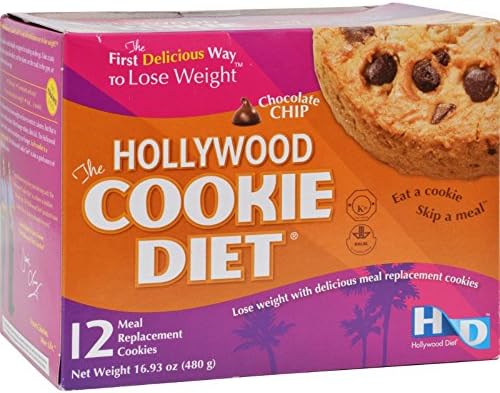 Hollywood Diet Miracle Products Cookie Diet Meal Replacement Cookie Chocolate Chip