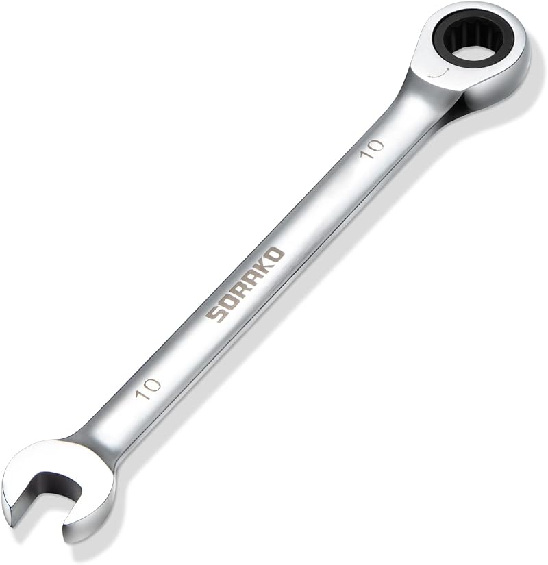 SORAKO 21 mm Ratchet Spanner Fixed Head Combination Wrench 72 Teeth