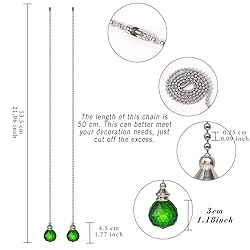 LONGSHENG - SINCE 2001 - Green 2 Pieces Crystal