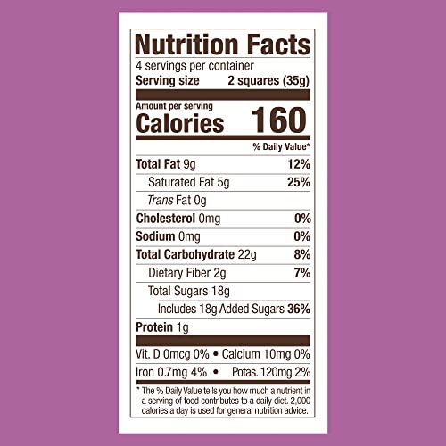 GHIRARDELLI RASPBERRY DARK CHOCOLATE SQUARES BAR, 4.8 OZ BAR