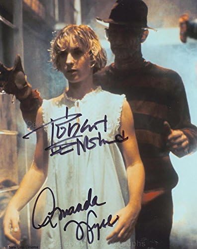 ROBERT ENGLUND & AMANDA WYSS as Freddy Krueger & Tina Gray - Nightmare On Elm Street GENUINE AUTOGRAPHS