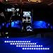 iTimo Car Auto Vehicle Interior Decoration Atmosphere Lights Led Flexible Strip Light Bar - Blue 4 x 12LED DC12v