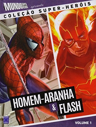 Livro Homem  Aranha e Flash   Volume 1. Coleção Super   Heróis