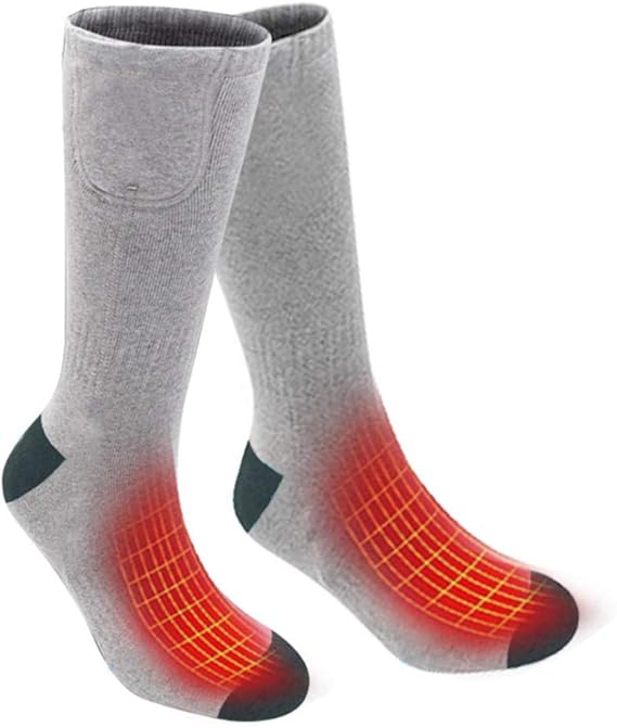 Beheizte Socken für den Winter, batteriebetriebene elektrische Socken, Unisex, Fußwärmer, Thermo