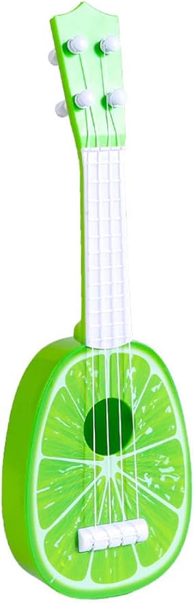 Amazon 子供用教育玩具 ミニフルーツギター 子供用ギフト レモン ギター 弦楽器 おもちゃ