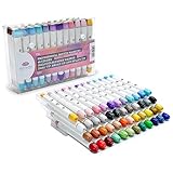 48 Sketch Markers for Drawing Professional Manga Markers for Sketching with Blender Marker and Skin Tone Markers