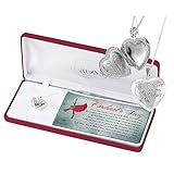 Dicksons Forever in My Heart Cardinal Locket Silver Plated 18 inch Bereavement Pendant Necklace