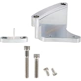 Silscvtt Timing Pointer Replacement for SB Chevy 283 327 305 350 383 400 | Silver-white Billet aluminum with 6 3/4" Balancers