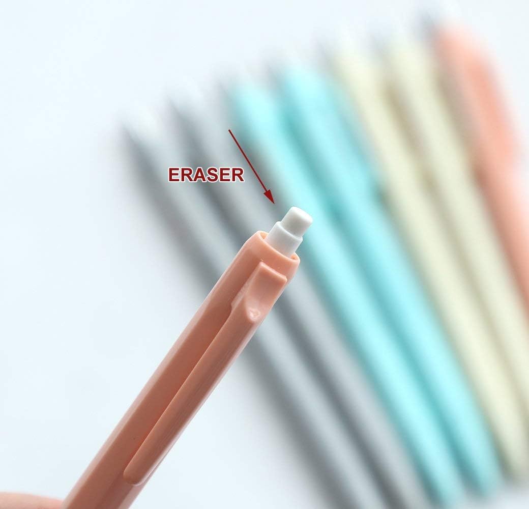 GANSSIA Colorful Series Design 0.7mm Mechanical Pencils Pack of 8 Pcs : Office Products