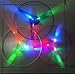 LED Light up Flying Saucer - Light up Flying Disc Glow UFO Saucer - Light up Glow Kids Toy Helicopter ( 3pc Set)