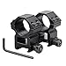 OTW Rings Mount Medium Profile Light Duty 1 Inch 2 Sets 20mm Picatinny Weaver Rail Scope Rings