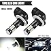 LTPAG 2pcs 881 LED Fog Lights Bulbs or DRL, 50W 2000LM Automotive 862 886 889 894 LED Fog Lamp Bulbs IP68 6000K Super Bright LED Daytime Running Lights Xenon White, 2 Year Warranty