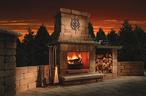 Necessories Colonial Outdoor Fireplace in Desert