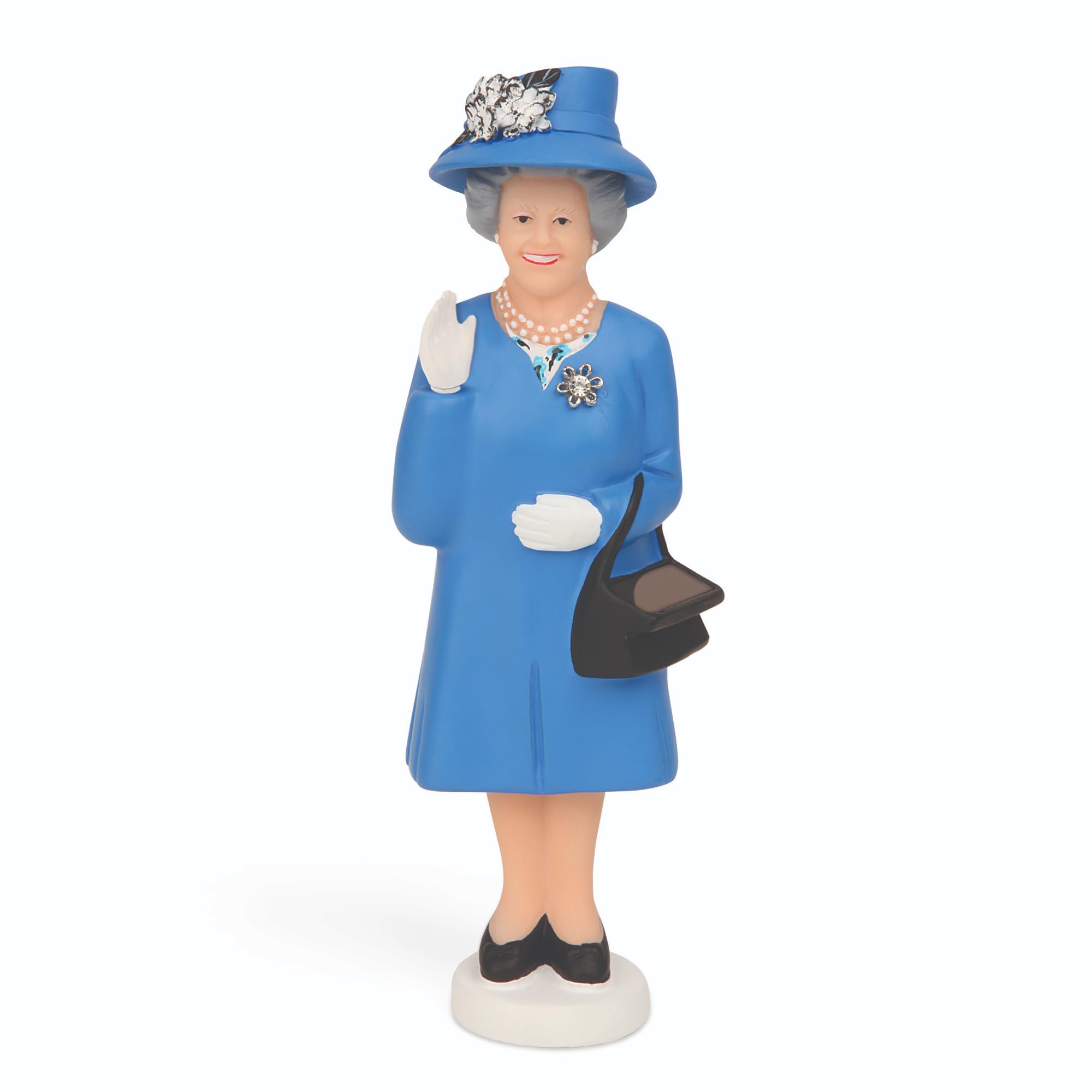 Kikkerland 1601BL Derby Edition Solar Queen with Blue Hat, one size