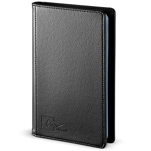 Inkline Business Card Holder, Professional PU Leather Name Card Book Holder, Credit Card Organizer, Black - 240 Cards (11916)