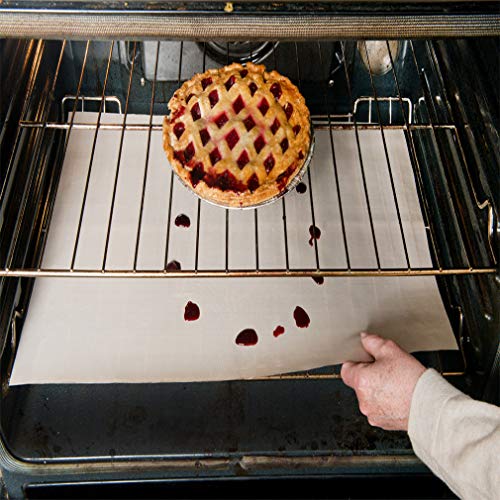 2 Pack Evelots Oven Rack LinerExtra LargeNon Stick FiberglassReuse