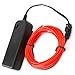 ZITRADES EL Wire Portable Neon Light for Parties, Halloween DIY Decoration (3m 9ft,Red)
