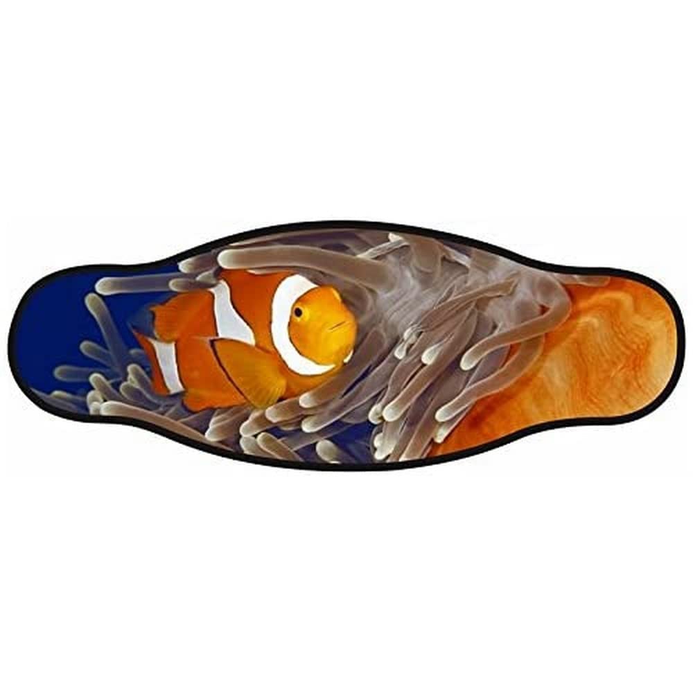 Best divers Neoprene Mask Strap, Double Sheet, Anemone