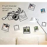 Amazon.com: Wall Sayings Vinyl Lettering Retro Camera (M