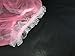 Haian Adult Incontinence Pull-on Plastic Pants Lace Panties Color Transparent Pink With White Lace (X-Large)