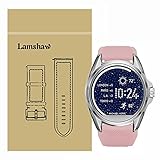 Lamshaw Classic Silicone Replacement Band for Michael Kors Smartwatch Strap (Pink)