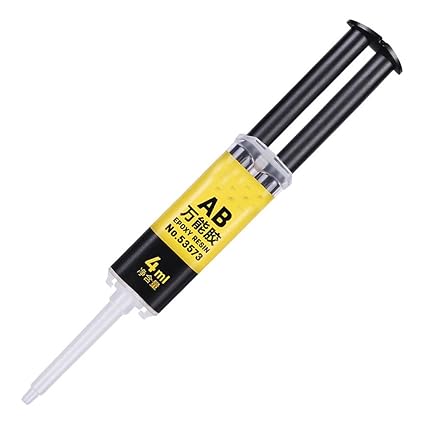 Strong AB Super Glue Multi-Purpose Instant Repair, 2 in 1 Waterproof 2 Minutes Gel Universal Super Glue Epoxy Resin AB Glue Adhesive Super Glue for Metal,Ceramics,Plastic,Rubber, Leather, Wood