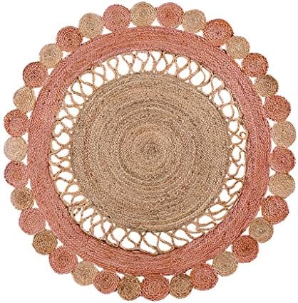 GCY01 soft Round Rug Bedside Pink Princess Bedroom Child Lovely Room Mat