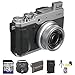 Fujifilm X30 12 MP Digital Camera with 3.0-Inch LCD (Silver) 32GB Bundle 2