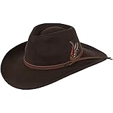 Outback Trading Company Men's 1391 Cooper River UPF 50 Water-Resistant Australian Wool Western Cowboy Hat