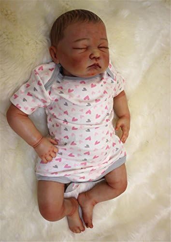 Rayish Reborn Baby Doll 20" Lifelike Realistic Baby Doll Magnetic Mouth Lovely Lifelike Cute Sleeping Baby