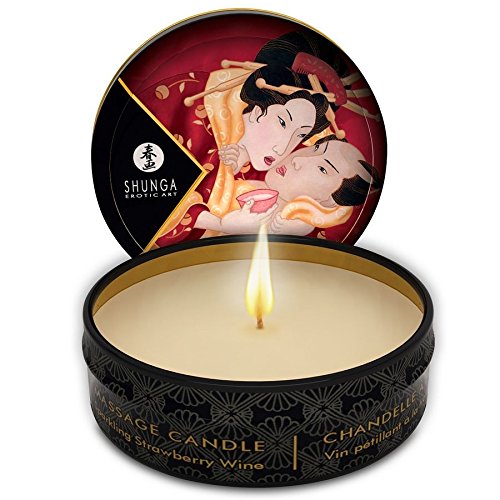 SHUNGA MINI MASSAGE CANDLE CARESS BY WINE candelight 30ML