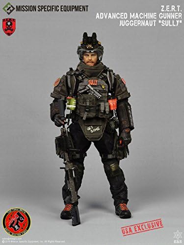 MSE ZERT Juggernaut Machine Gunner Sully USA Exclusive Mint in Box 1/6 Action Figure