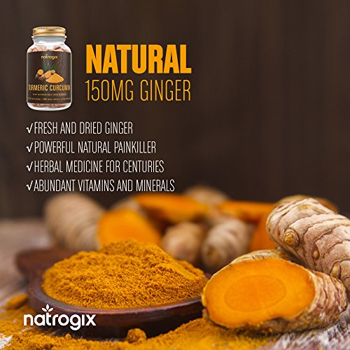 Turmeric Curcumin with Bioperine & Ginger 2415mg/Serving 180 VCaps by