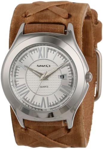Nemesis Unisex BFXB099S Classics Faded Leather Band Watch