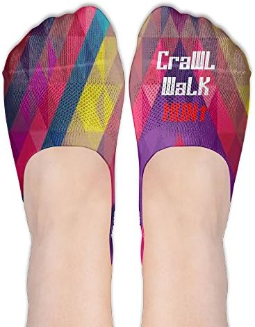 Craw Walk Hunt 3D Print Casual Low Cut Thin Loafers Non Slip Boat Shoes Liners