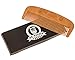 Mr Rugged Wooden Beard Comb - One of a Kind Wood Beard Comb Handmade from Pear Wood - Brushes Distributes Beard Oil & Balm - Gentler to Hair Than Metal & Plastic Comb and Brush Products