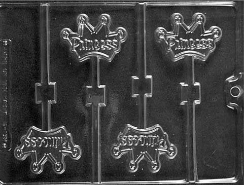 Princess Crown Lollipops Chocolate Mould