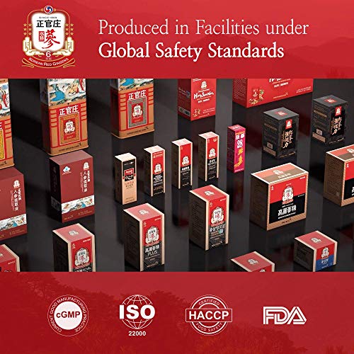 CheongKwanJang Korean Red Ginseng Pure Extract Earth | Korean Red Ginseng, Ginseng Extract, 100% Panax Ginseng Roots with Top 2% Premium Grade Ginseng | Boost Immune System, Energy, Stamina | 30 Count