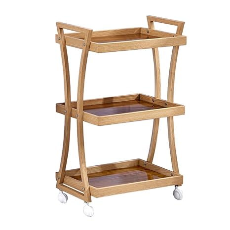 Amazon Com Liulife 3 Shelves Kitchen Serving Storage Trolley